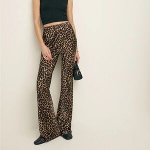 Reformation Gale Satin Mid Rise Bias Pant